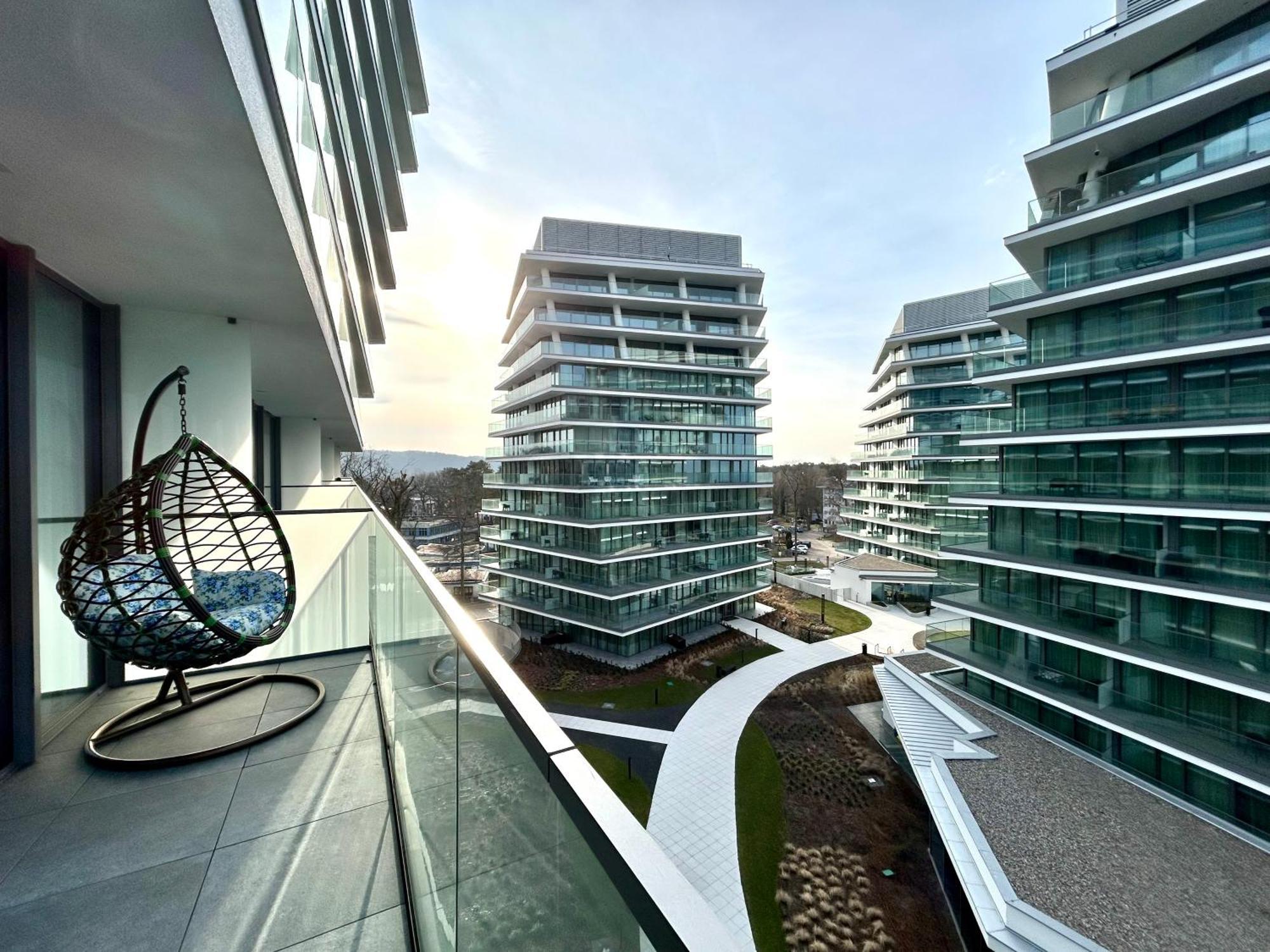 Wave - Aurum II Apartment - Front Sea View Międzyzdroje Zewnętrze zdjęcie